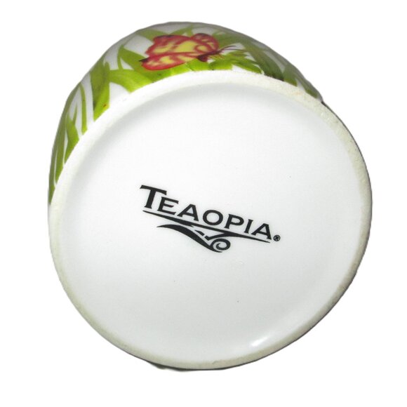 Teaopia Tea/Coffee mug with Tea Infuser, Yellow & Purple butterfies - Picture 7 of 8